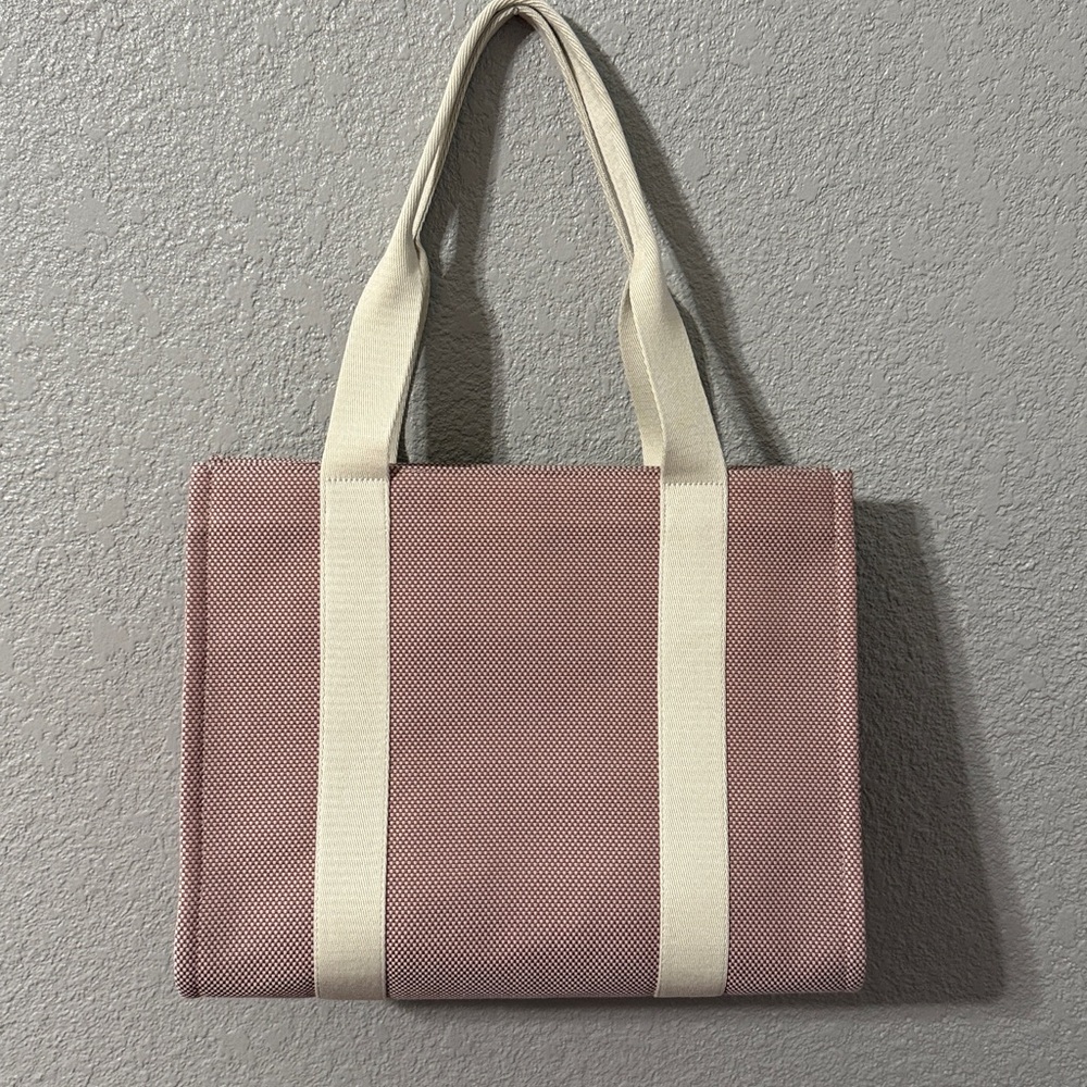 Lululemon Two Tone canvas Tote 10L in spiced chai and bone - Picture 7 of 7